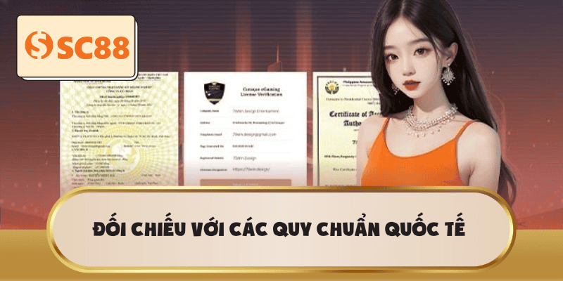 Đối chiếu với các quy chuẩn quốc tế