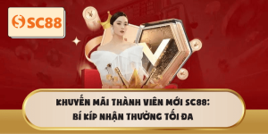 Khuyến Mãi Thành Viên Mới SC88: Cách Nhận Thưởng Hiệu Quả